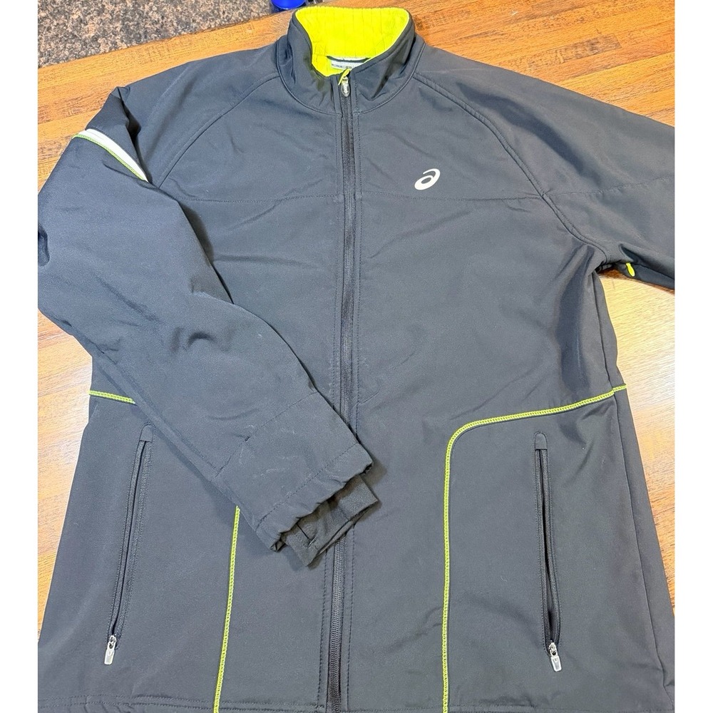 ASICS  men's ultra waterproof running athletic jacket w/reflector strips SZ XL